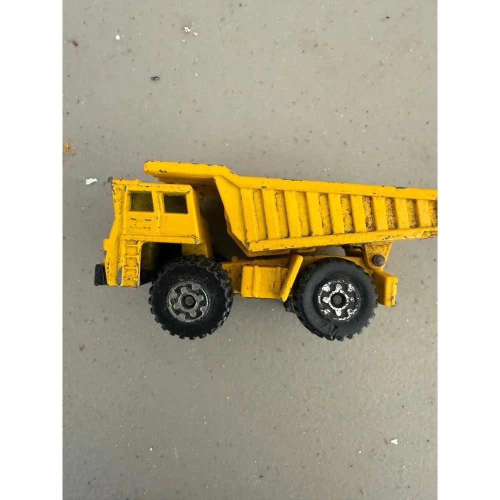 Vintage Matchbox Superfast‎ No 58 FAUN Dump Truck Lesney England Yellow Diecast